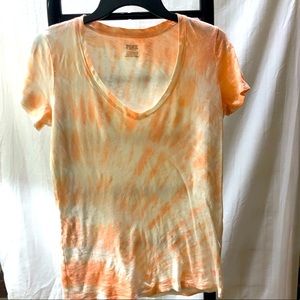 PINK ladies tie dyed T-shirt size XS